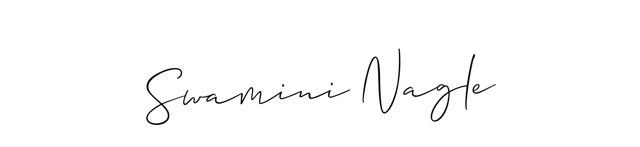 Here are the top 10 professional signature styles for the name Swamini Nagle. These are the best autograph styles you can use for your name. Swamini Nagle signature style 2 images and pictures png