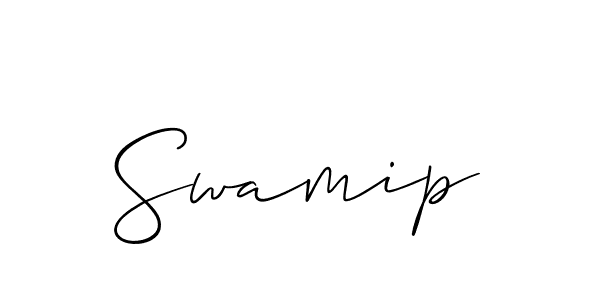 Allison_Script is a professional signature style that is perfect for those who want to add a touch of class to their signature. It is also a great choice for those who want to make their signature more unique. Get Swamip name to fancy signature for free. Swamip signature style 2 images and pictures png