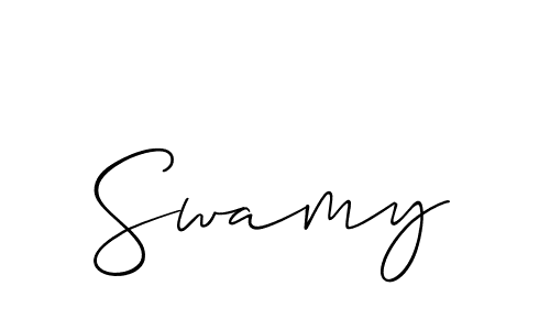 Create a beautiful signature design for name Swamy. With this signature (Allison_Script) fonts, you can make a handwritten signature for free. Swamy signature style 2 images and pictures png