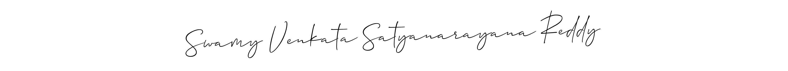 Also You can easily find your signature by using the search form. We will create Swamy Venkata Satyanarayana Reddy name handwritten signature images for you free of cost using Allison_Script sign style. Swamy Venkata Satyanarayana Reddy signature style 2 images and pictures png