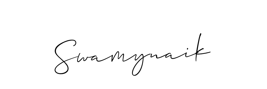 Also You can easily find your signature by using the search form. We will create Swamynaik name handwritten signature images for you free of cost using Allison_Script sign style. Swamynaik signature style 2 images and pictures png