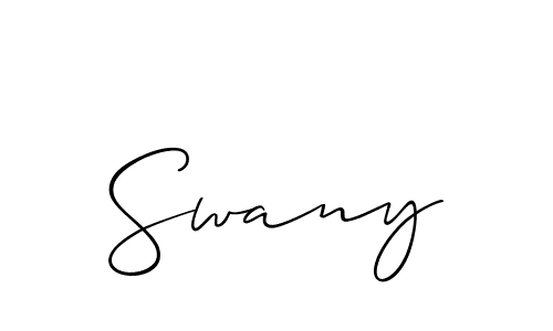 Swany stylish signature style. Best Handwritten Sign (Allison_Script) for my name. Handwritten Signature Collection Ideas for my name Swany. Swany signature style 2 images and pictures png