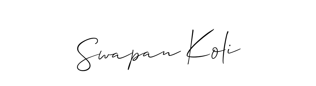 Once you've used our free online signature maker to create your best signature Allison_Script style, it's time to enjoy all of the benefits that Swapan Koli name signing documents. Swapan Koli signature style 2 images and pictures png