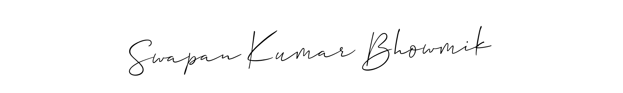 You should practise on your own different ways (Allison_Script) to write your name (Swapan Kumar Bhowmik) in signature. don't let someone else do it for you. Swapan Kumar Bhowmik signature style 2 images and pictures png