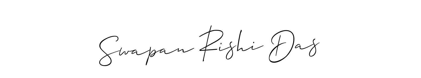 You should practise on your own different ways (Allison_Script) to write your name (Swapan Rishi Das) in signature. don't let someone else do it for you. Swapan Rishi Das signature style 2 images and pictures png