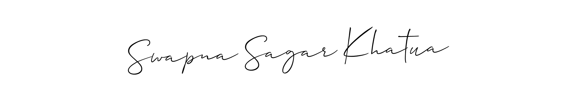 How to make Swapna Sagar Khatua signature? Allison_Script is a professional autograph style. Create handwritten signature for Swapna Sagar Khatua name. Swapna Sagar Khatua signature style 2 images and pictures png