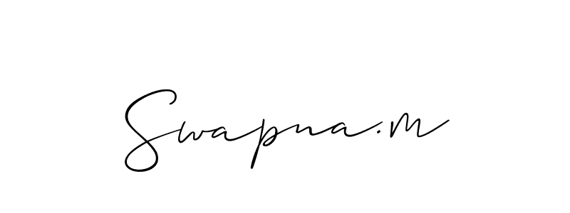 Once you've used our free online signature maker to create your best signature Allison_Script style, it's time to enjoy all of the benefits that Swapna.m name signing documents. Swapna.m signature style 2 images and pictures png