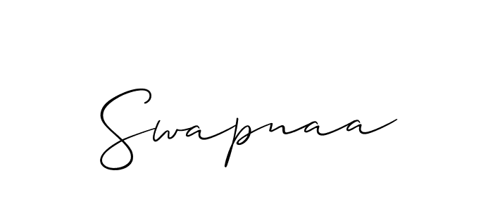 Make a short Swapnaa signature style. Manage your documents anywhere anytime using Allison_Script. Create and add eSignatures, submit forms, share and send files easily. Swapnaa signature style 2 images and pictures png