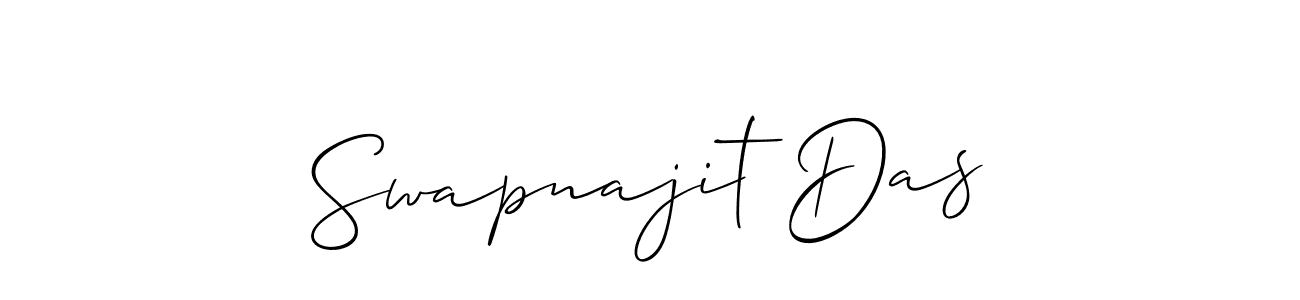 You should practise on your own different ways (Allison_Script) to write your name (Swapnajit Das) in signature. don't let someone else do it for you. Swapnajit Das signature style 2 images and pictures png