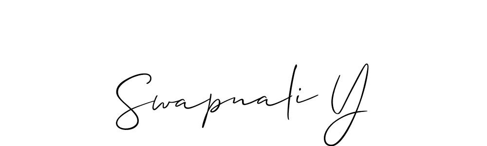Make a short Swapnali Y signature style. Manage your documents anywhere anytime using Allison_Script. Create and add eSignatures, submit forms, share and send files easily. Swapnali Y signature style 2 images and pictures png