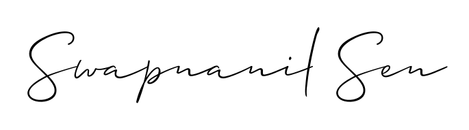 Create an unforgettable impression when signing with Swapnanil Sen name styled in Allison_Script typography. 100% free online generator. Swapnanil Sen signature style 2 images and pictures png
