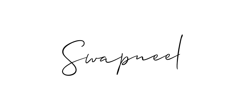 How to make Swapneel name signature. Use Allison_Script style for creating short signs online. This is the latest handwritten sign. Swapneel signature style 2 images and pictures png