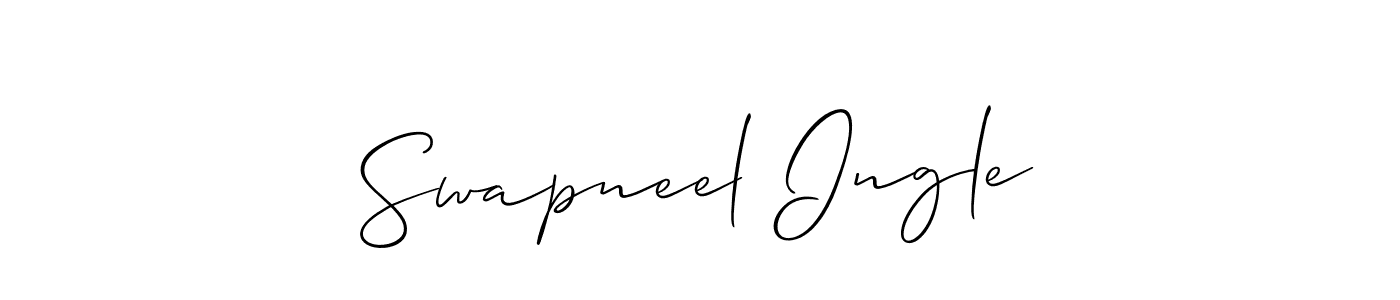 It looks lik you need a new signature style for name Swapneel Ingle. Design unique handwritten (Allison_Script) signature with our free signature maker in just a few clicks. Swapneel Ingle signature style 2 images and pictures png