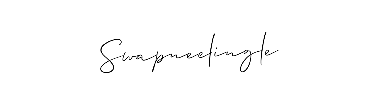 Make a short Swapneelingle signature style. Manage your documents anywhere anytime using Allison_Script. Create and add eSignatures, submit forms, share and send files easily. Swapneelingle signature style 2 images and pictures png