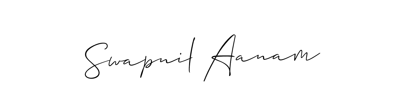 This is the best signature style for the Swapnil Aanam name. Also you like these signature font (Allison_Script). Mix name signature. Swapnil Aanam signature style 2 images and pictures png