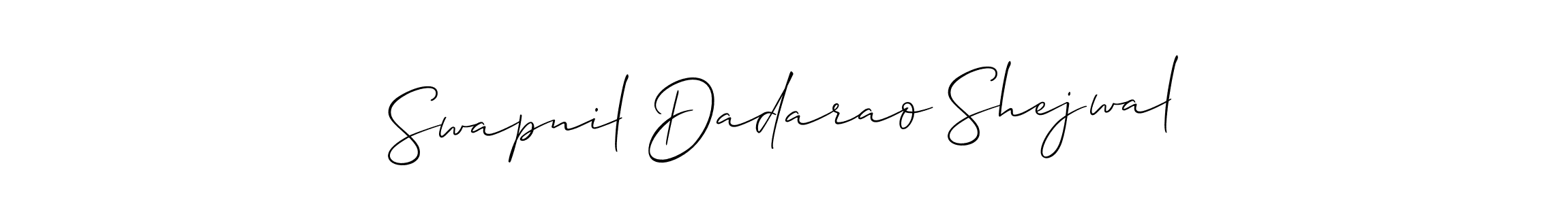 Swapnil Dadarao Shejwal stylish signature style. Best Handwritten Sign (Allison_Script) for my name. Handwritten Signature Collection Ideas for my name Swapnil Dadarao Shejwal. Swapnil Dadarao Shejwal signature style 2 images and pictures png