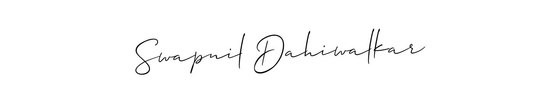 You can use this online signature creator to create a handwritten signature for the name Swapnil Dahiwalkar. This is the best online autograph maker. Swapnil Dahiwalkar signature style 2 images and pictures png