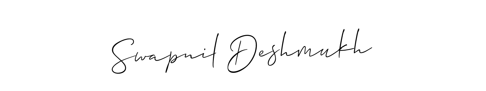 Best and Professional Signature Style for Swapnil Deshmukh. Allison_Script Best Signature Style Collection. Swapnil Deshmukh signature style 2 images and pictures png