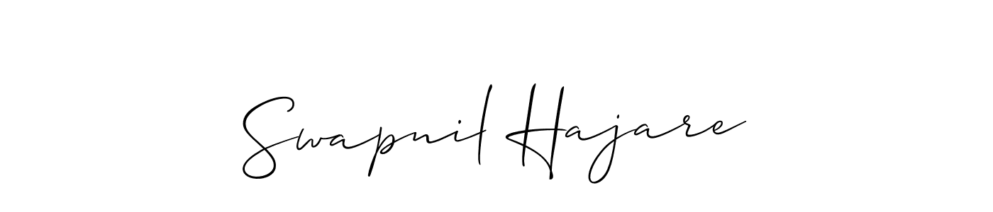 This is the best signature style for the Swapnil Hajare name. Also you like these signature font (Allison_Script). Mix name signature. Swapnil Hajare signature style 2 images and pictures png