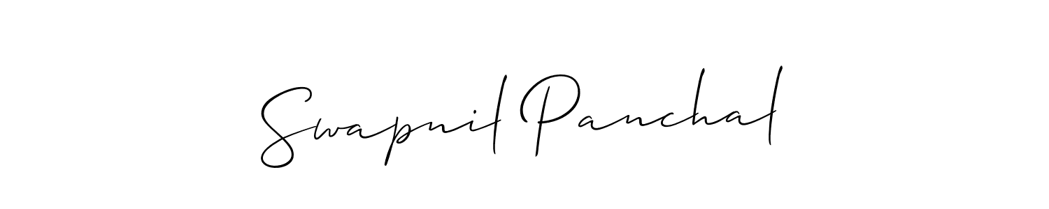 if you are searching for the best signature style for your name Swapnil Panchal. so please give up your signature search. here we have designed multiple signature styles  using Allison_Script. Swapnil Panchal signature style 2 images and pictures png