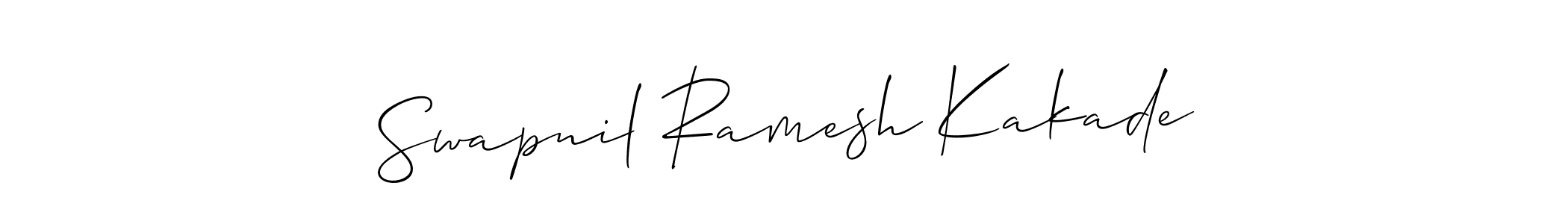 Make a short Swapnil Ramesh Kakade signature style. Manage your documents anywhere anytime using Allison_Script. Create and add eSignatures, submit forms, share and send files easily. Swapnil Ramesh Kakade signature style 2 images and pictures png