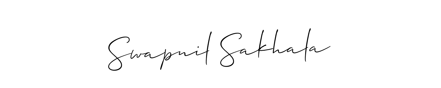 This is the best signature style for the Swapnil Sakhala name. Also you like these signature font (Allison_Script). Mix name signature. Swapnil Sakhala signature style 2 images and pictures png