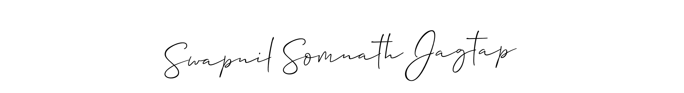 It looks lik you need a new signature style for name Swapnil Somnath Jagtap. Design unique handwritten (Allison_Script) signature with our free signature maker in just a few clicks. Swapnil Somnath Jagtap signature style 2 images and pictures png