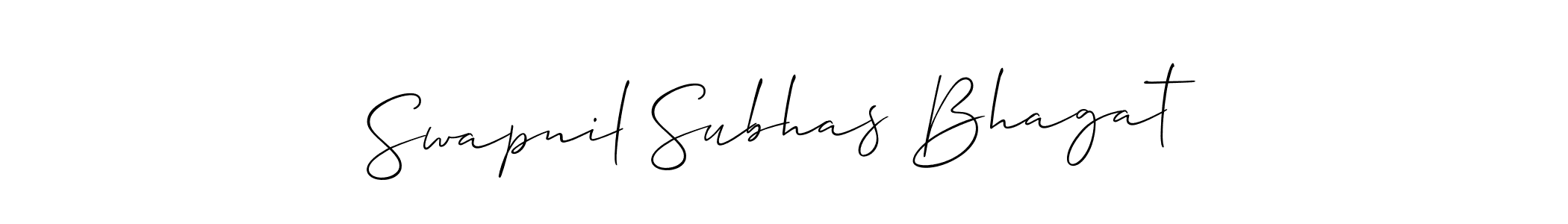 if you are searching for the best signature style for your name Swapnil Subhas Bhagat. so please give up your signature search. here we have designed multiple signature styles  using Allison_Script. Swapnil Subhas Bhagat signature style 2 images and pictures png