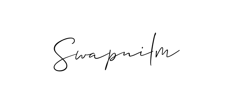You can use this online signature creator to create a handwritten signature for the name Swapnilm. This is the best online autograph maker. Swapnilm signature style 2 images and pictures png