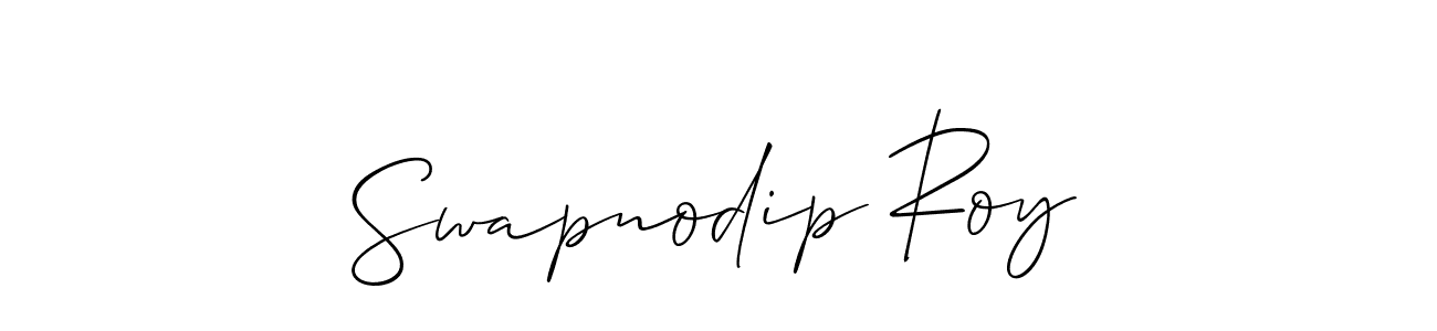 Swapnodip Roy stylish signature style. Best Handwritten Sign (Allison_Script) for my name. Handwritten Signature Collection Ideas for my name Swapnodip Roy. Swapnodip Roy signature style 2 images and pictures png