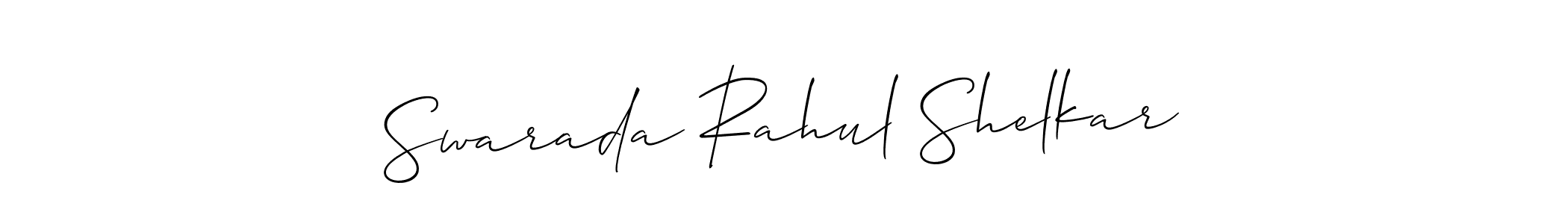 Make a beautiful signature design for name Swarada Rahul Shelkar. Use this online signature maker to create a handwritten signature for free. Swarada Rahul Shelkar signature style 2 images and pictures png