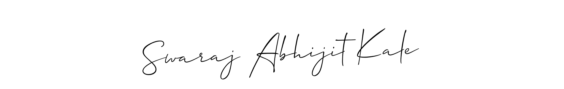 Best and Professional Signature Style for Swaraj Abhijit Kale. Allison_Script Best Signature Style Collection. Swaraj Abhijit Kale signature style 2 images and pictures png