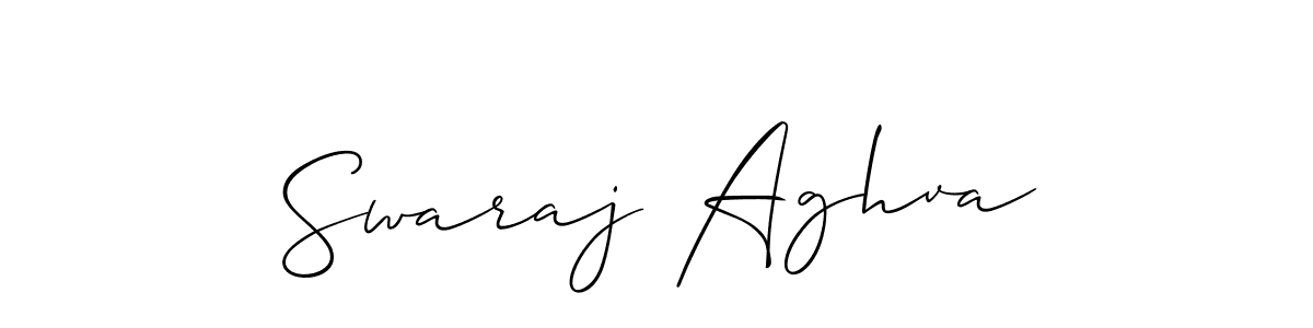This is the best signature style for the Swaraj Aghva name. Also you like these signature font (Allison_Script). Mix name signature. Swaraj Aghva signature style 2 images and pictures png