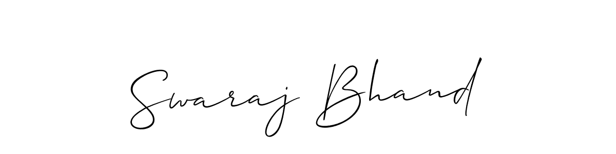 Make a beautiful signature design for name Swaraj Bhand. Use this online signature maker to create a handwritten signature for free. Swaraj Bhand signature style 2 images and pictures png