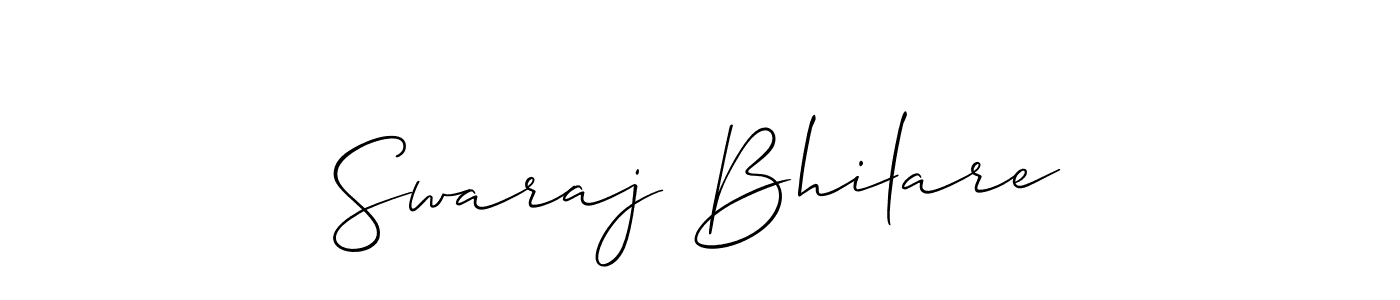 Best and Professional Signature Style for Swaraj Bhilare. Allison_Script Best Signature Style Collection. Swaraj Bhilare signature style 2 images and pictures png