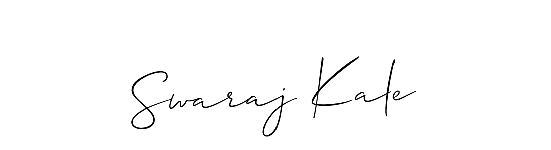 if you are searching for the best signature style for your name Swaraj Kale. so please give up your signature search. here we have designed multiple signature styles  using Allison_Script. Swaraj Kale signature style 2 images and pictures png