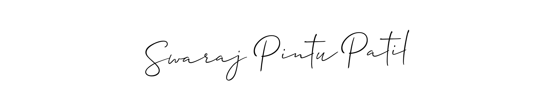 Make a beautiful signature design for name Swaraj Pintu Patil. Use this online signature maker to create a handwritten signature for free. Swaraj Pintu Patil signature style 2 images and pictures png