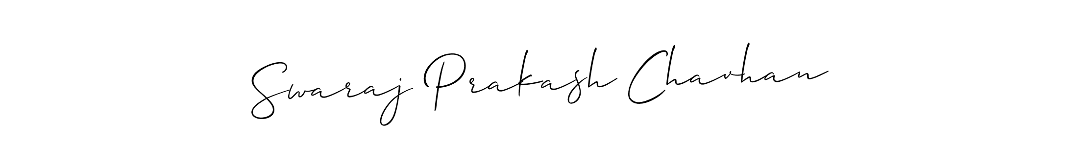 Swaraj Prakash Chavhan stylish signature style. Best Handwritten Sign (Allison_Script) for my name. Handwritten Signature Collection Ideas for my name Swaraj Prakash Chavhan. Swaraj Prakash Chavhan signature style 2 images and pictures png