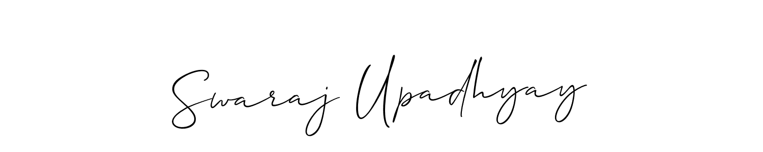 You can use this online signature creator to create a handwritten signature for the name Swaraj Upadhyay. This is the best online autograph maker. Swaraj Upadhyay signature style 2 images and pictures png