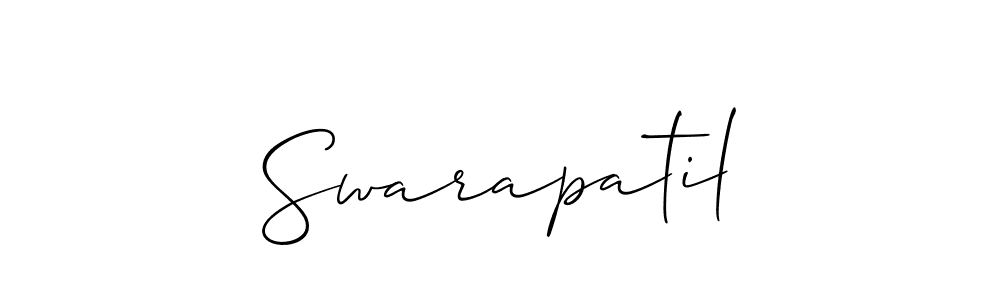 Make a short Swarapatil signature style. Manage your documents anywhere anytime using Allison_Script. Create and add eSignatures, submit forms, share and send files easily. Swarapatil signature style 2 images and pictures png