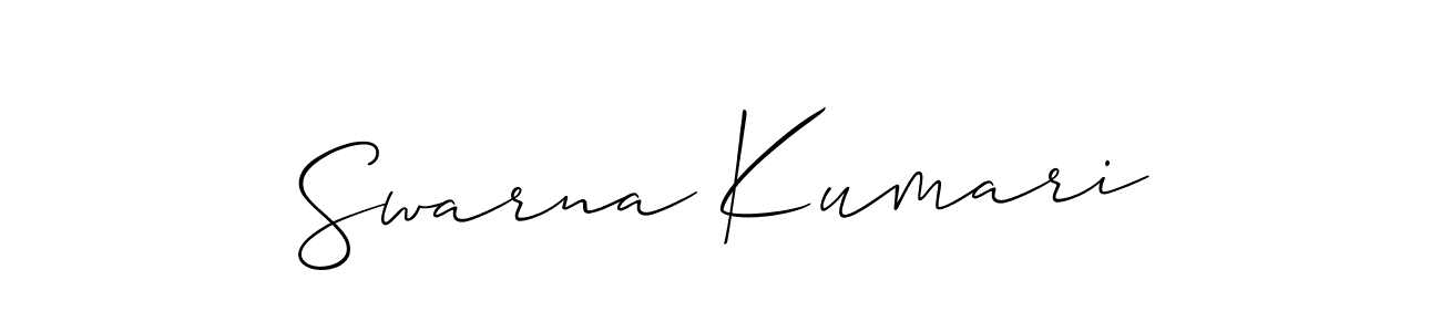 Best and Professional Signature Style for Swarna Kumari. Allison_Script Best Signature Style Collection. Swarna Kumari signature style 2 images and pictures png