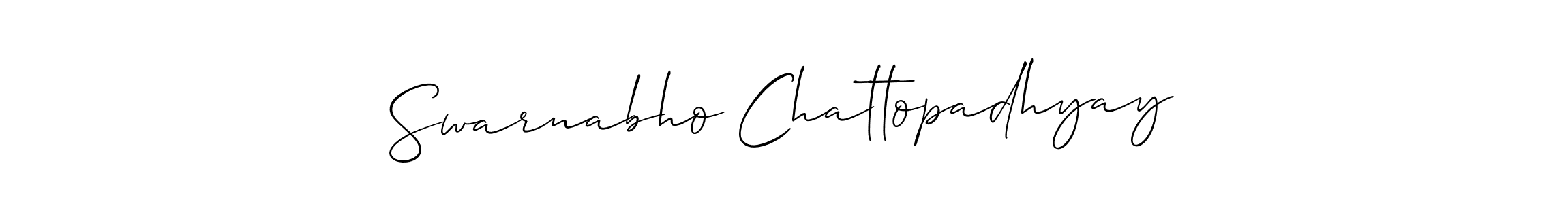 You can use this online signature creator to create a handwritten signature for the name Swarnabho Chattopadhyay. This is the best online autograph maker. Swarnabho Chattopadhyay signature style 2 images and pictures png