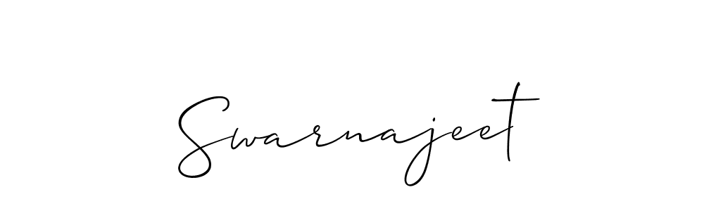 Swarnajeet stylish signature style. Best Handwritten Sign (Allison_Script) for my name. Handwritten Signature Collection Ideas for my name Swarnajeet. Swarnajeet signature style 2 images and pictures png