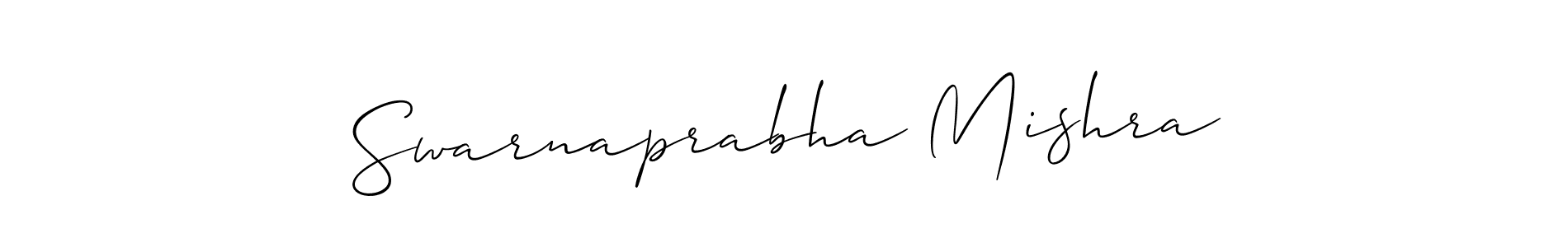 How to make Swarnaprabha Mishra signature? Allison_Script is a professional autograph style. Create handwritten signature for Swarnaprabha Mishra name. Swarnaprabha Mishra signature style 2 images and pictures png