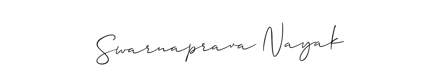 Make a beautiful signature design for name Swarnaprava Nayak. Use this online signature maker to create a handwritten signature for free. Swarnaprava Nayak signature style 2 images and pictures png