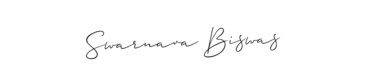 if you are searching for the best signature style for your name Swarnava Biswas. so please give up your signature search. here we have designed multiple signature styles  using Allison_Script. Swarnava Biswas signature style 2 images and pictures png