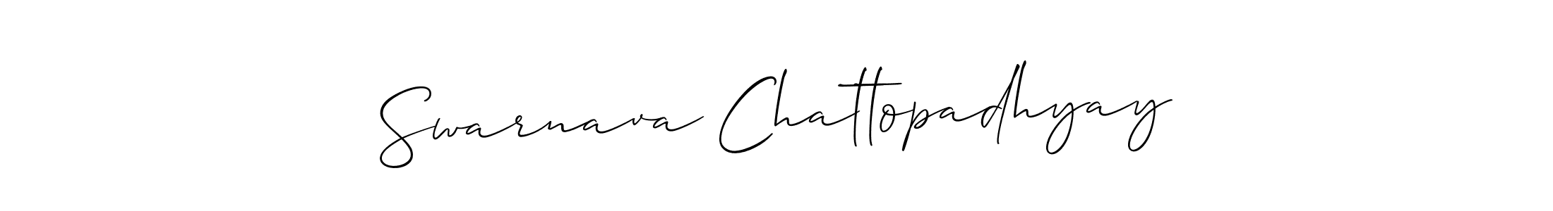 Similarly Allison_Script is the best handwritten signature design. Signature creator online .You can use it as an online autograph creator for name Swarnava Chattopadhyay. Swarnava Chattopadhyay signature style 2 images and pictures png