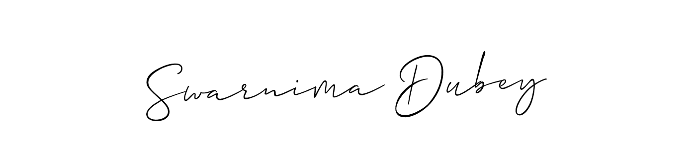 Similarly Allison_Script is the best handwritten signature design. Signature creator online .You can use it as an online autograph creator for name Swarnima Dubey. Swarnima Dubey signature style 2 images and pictures png