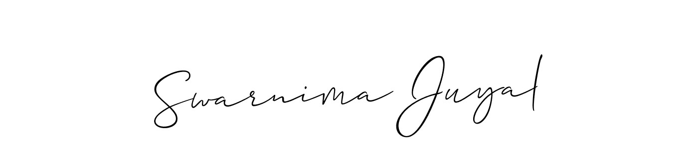 Check out images of Autograph of Swarnima Juyal name. Actor Swarnima Juyal Signature Style. Allison_Script is a professional sign style online. Swarnima Juyal signature style 2 images and pictures png