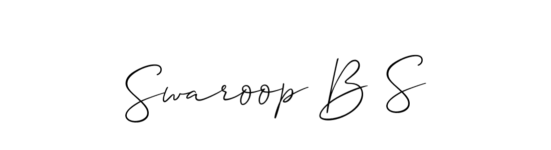 You can use this online signature creator to create a handwritten signature for the name Swaroop B S. This is the best online autograph maker. Swaroop B S signature style 2 images and pictures png